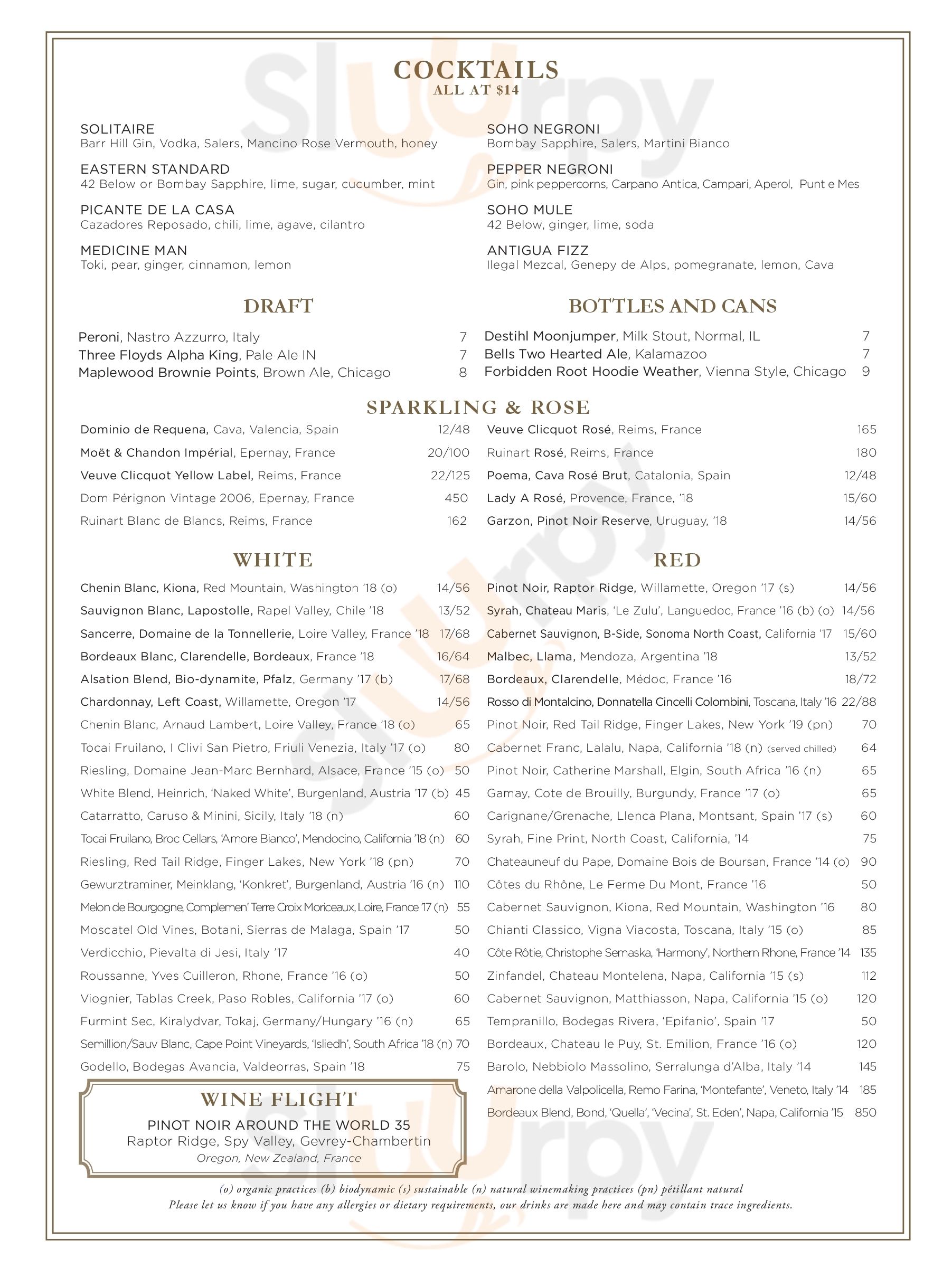 Main Menu - Pizza East Chicago