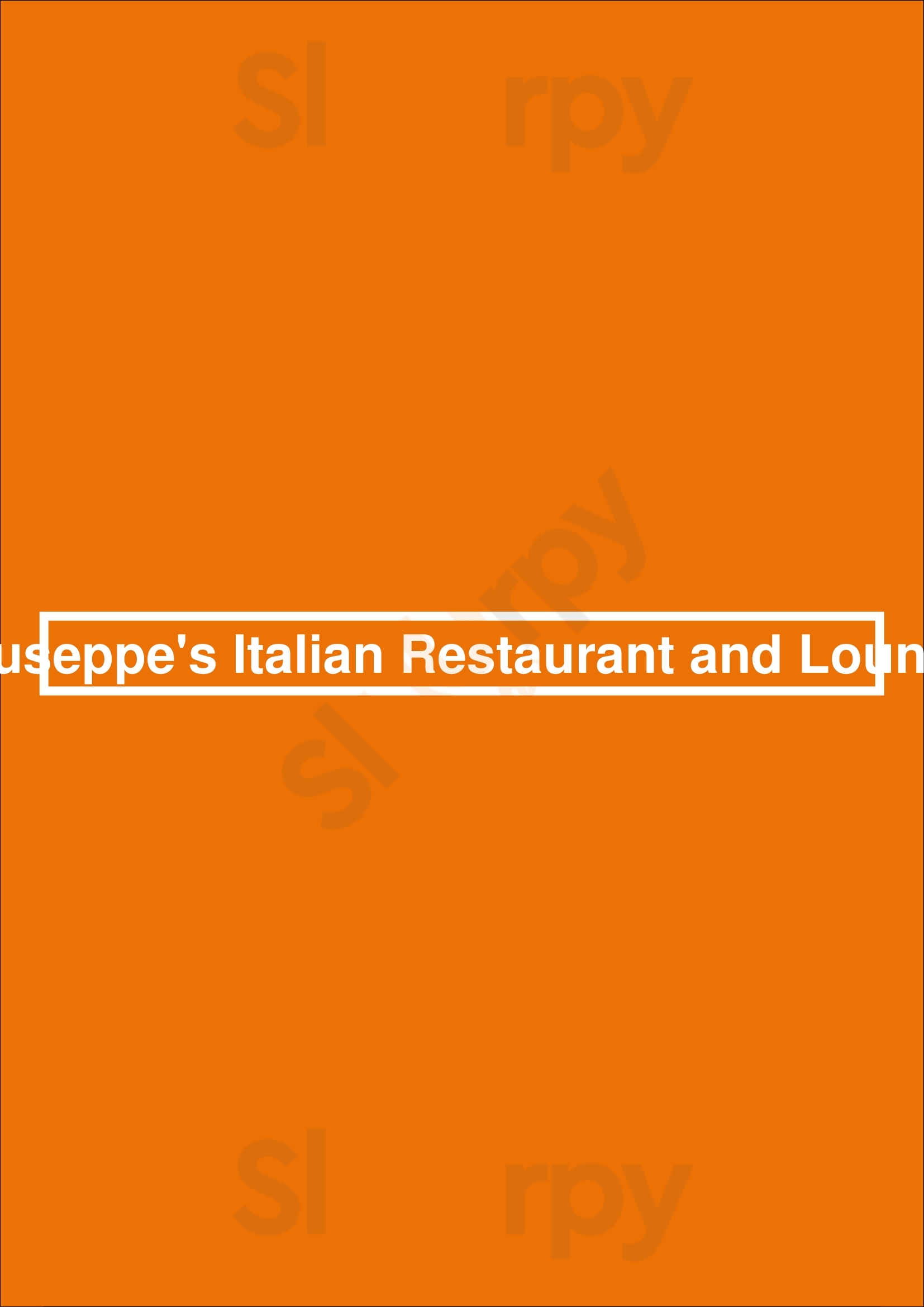 Giuseppe's Italian Restaurant And Lounge Portland Menu - 1