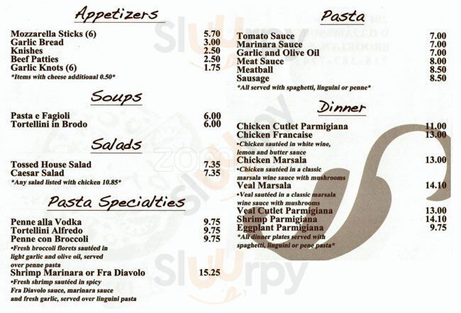 All - Sabrina's Broadway Pizzeria