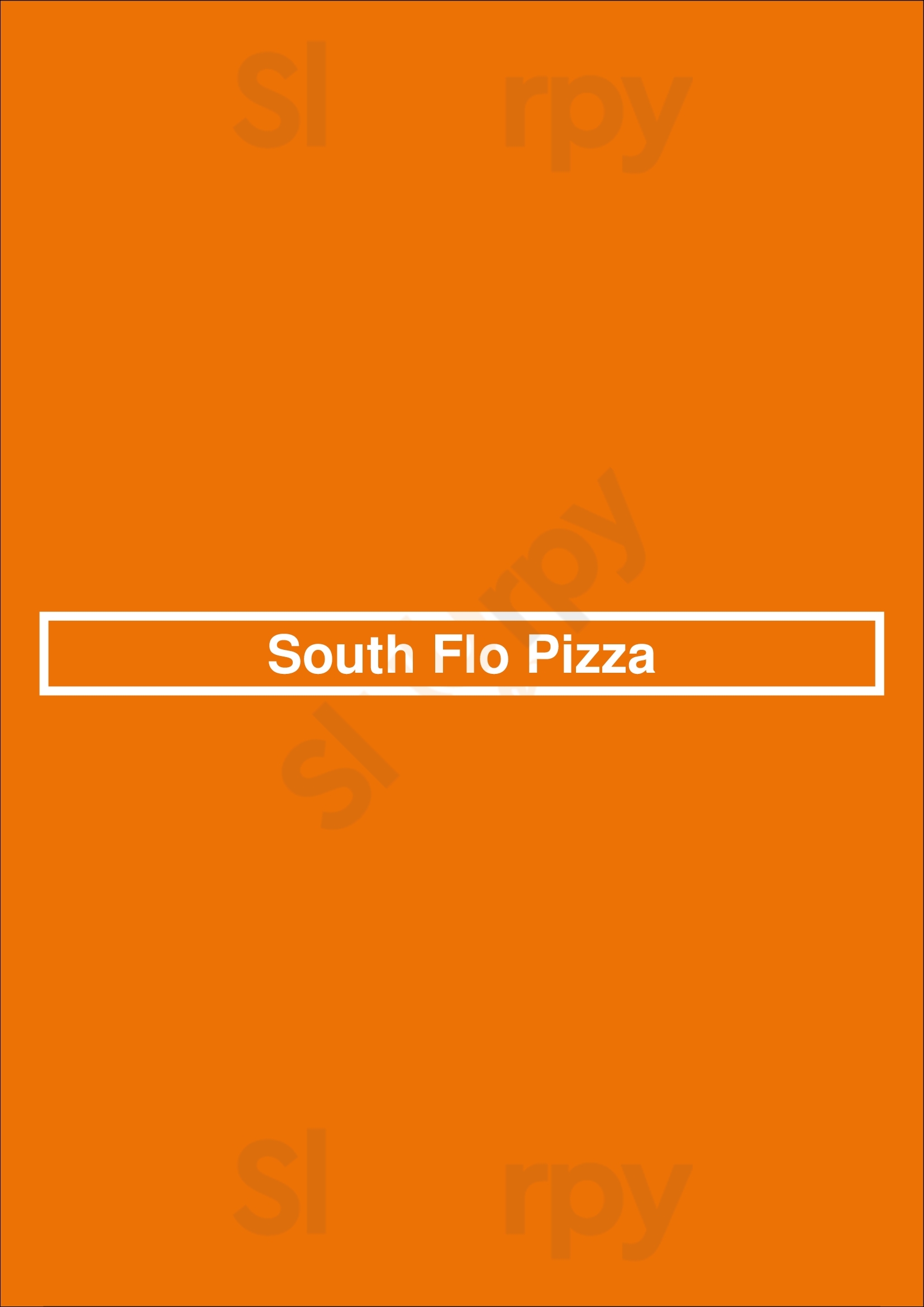 South Flo Pizza Austin Menu - 1