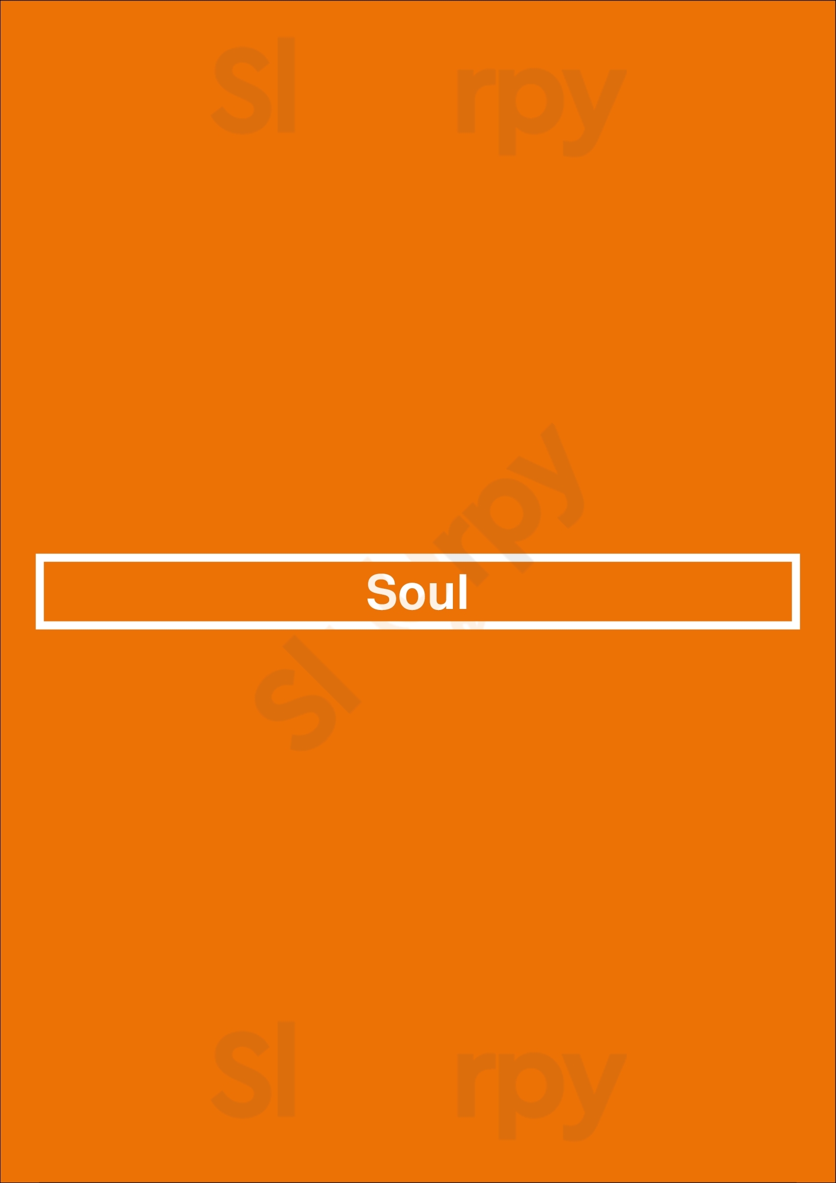 Main Menu - Soul