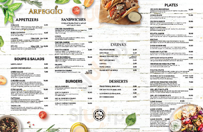 Sauced menu