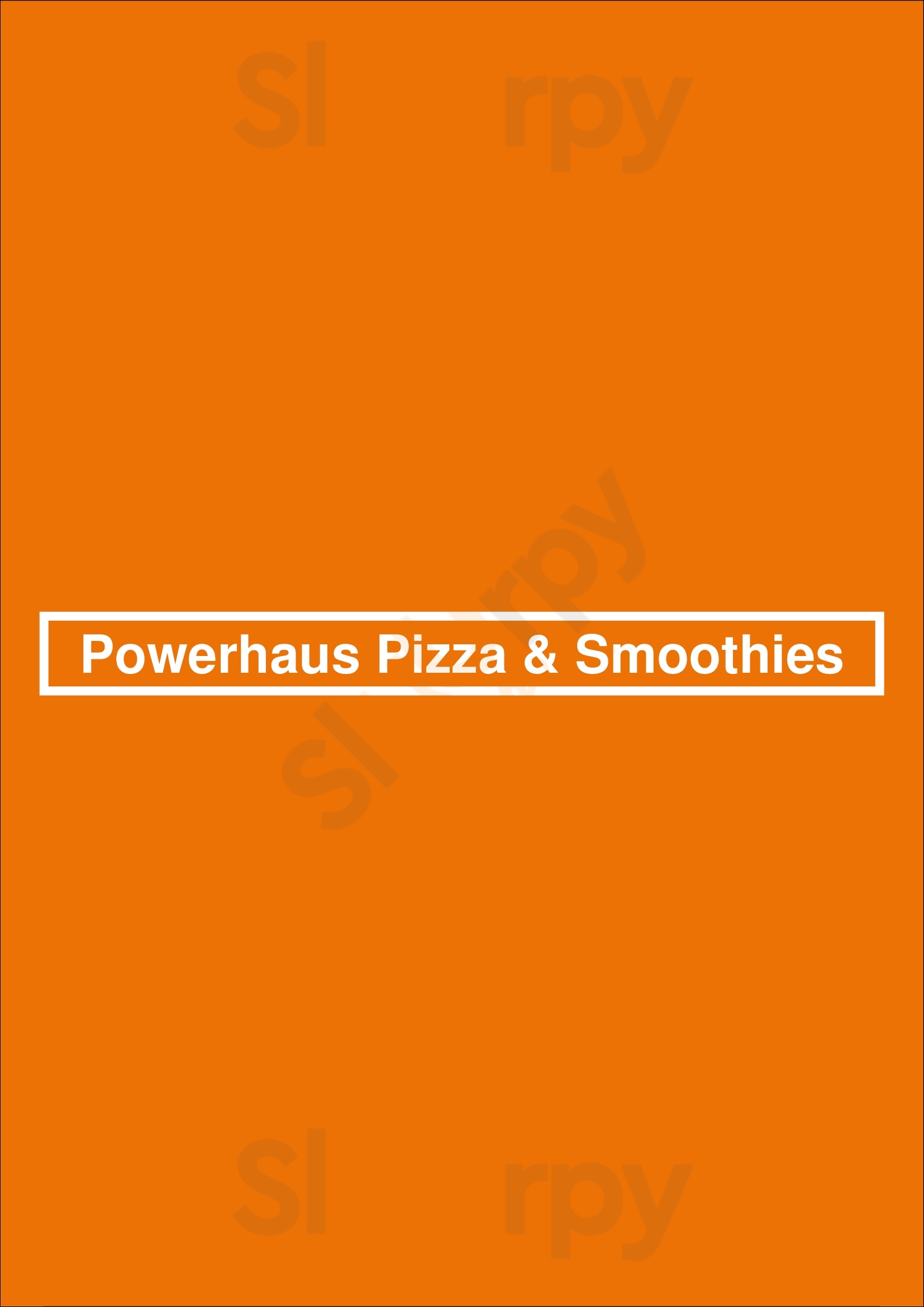 Main Menu - Powerhaus Wholesome Pizza & Eats