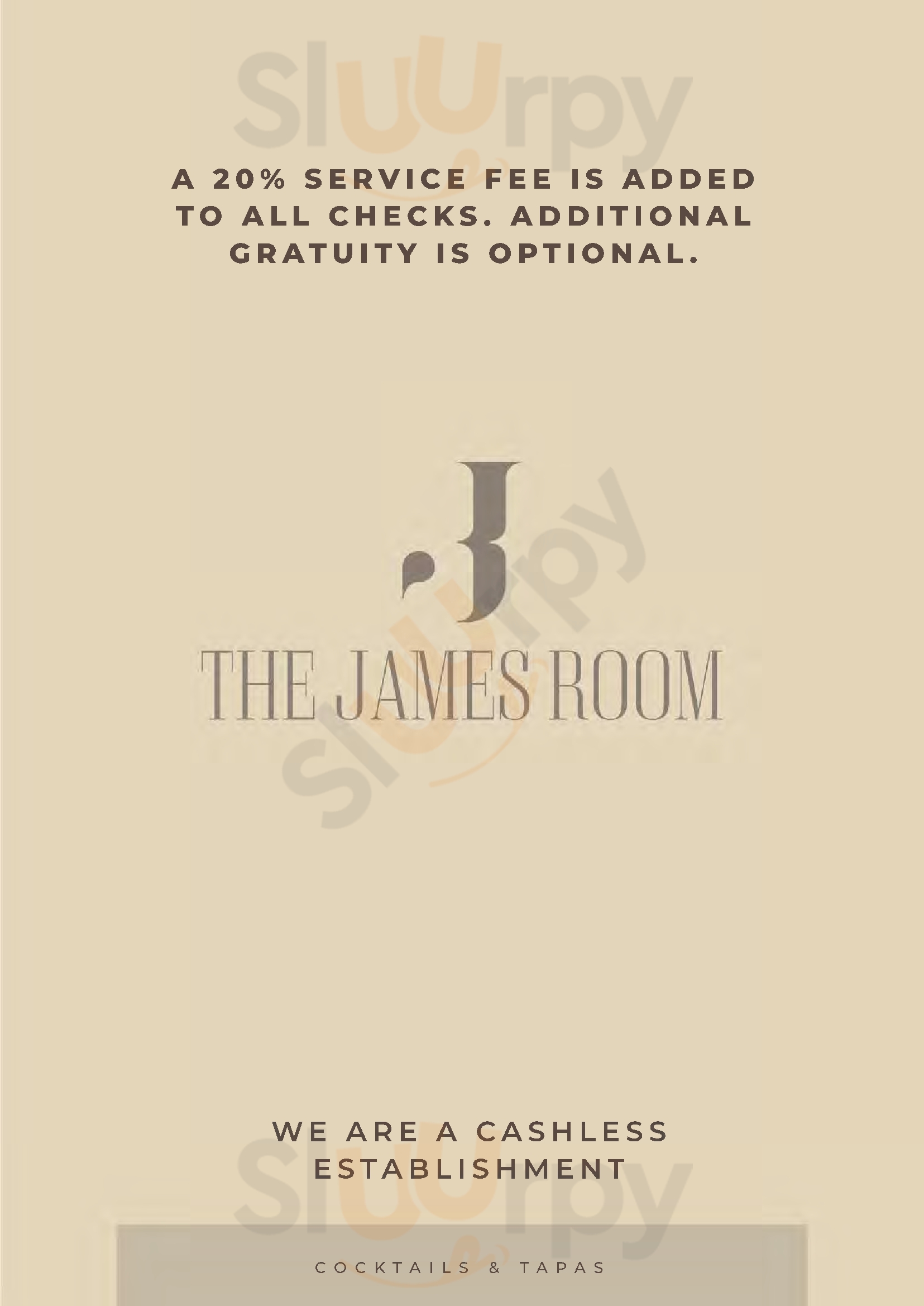 The James Room Atlanta Menu - 1