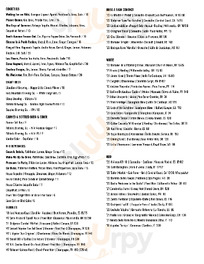 Westward & Little Gull menu