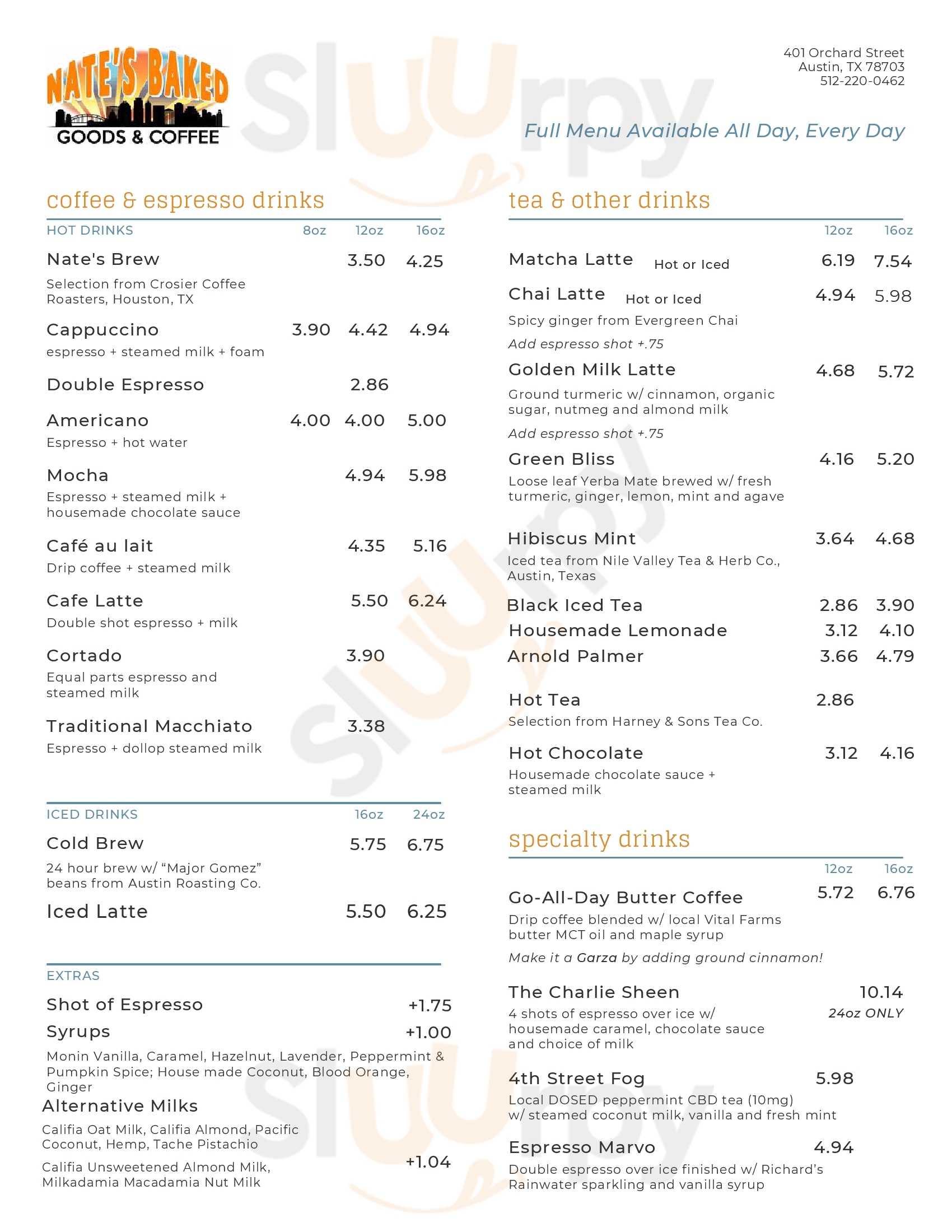 Main Menu - The Pastry Queen