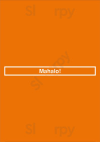 Mahalo! menu
