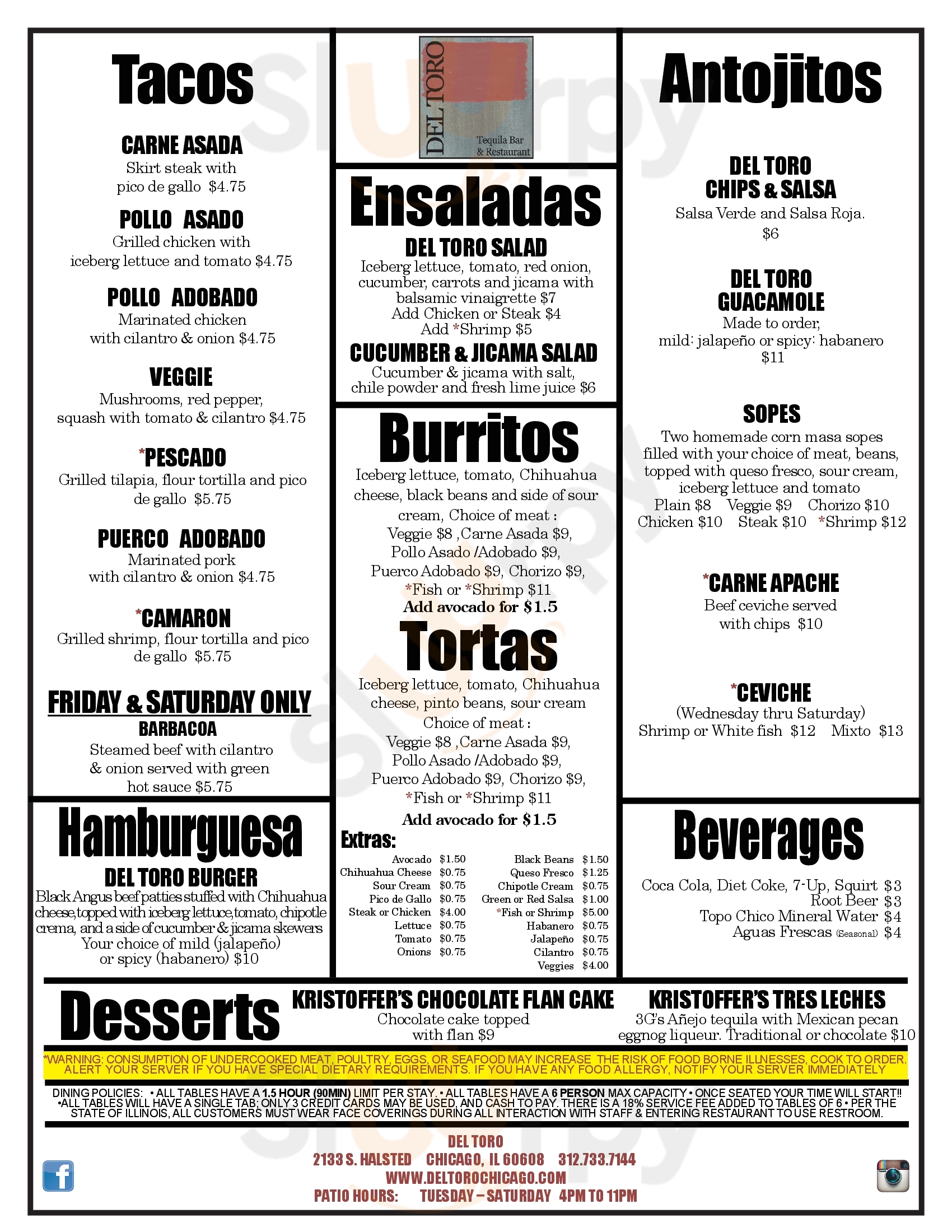 Main Menu - Del Toro