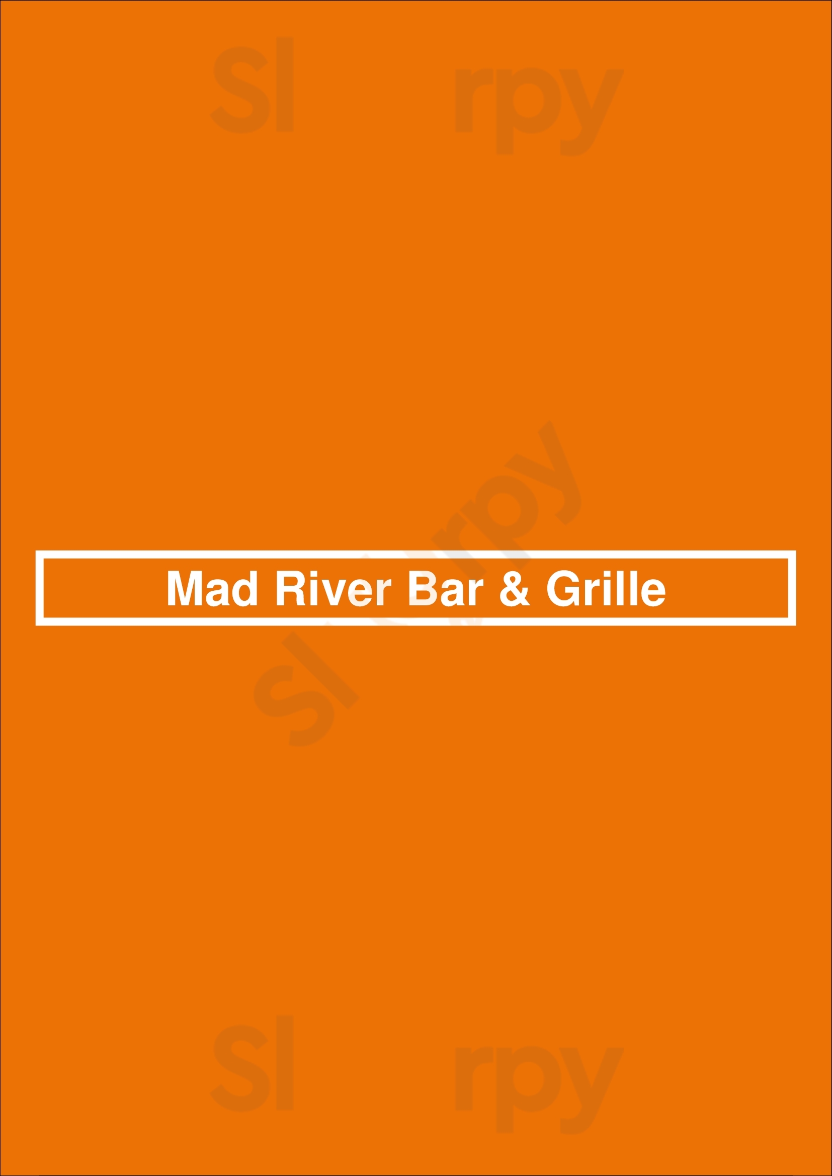 Mad River Bar & Grille Chicago Menu - 1