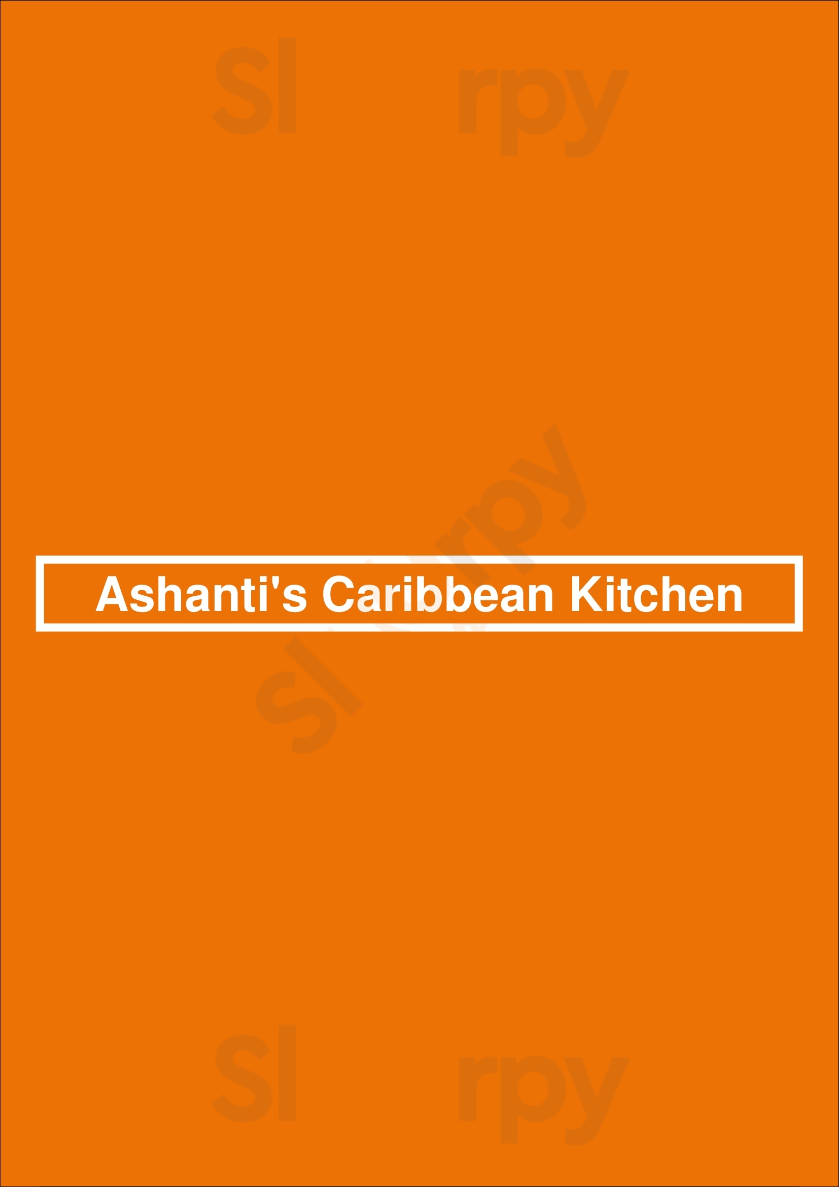 Ashanti's Caribbean Kitchen Las Vegas Menu - 1