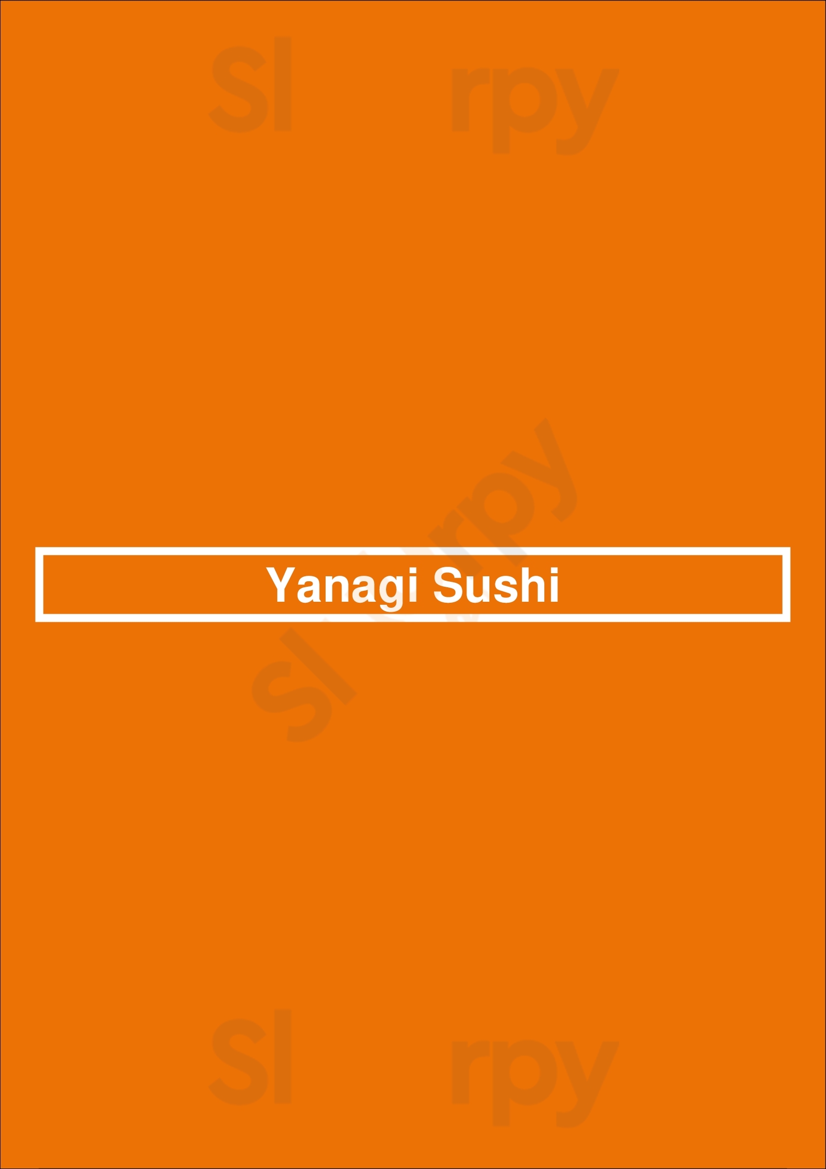 Yanagi Sushi Los Angeles Menu - 1