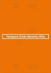 Tempura Endo Beverly Hills, Beverly Hills