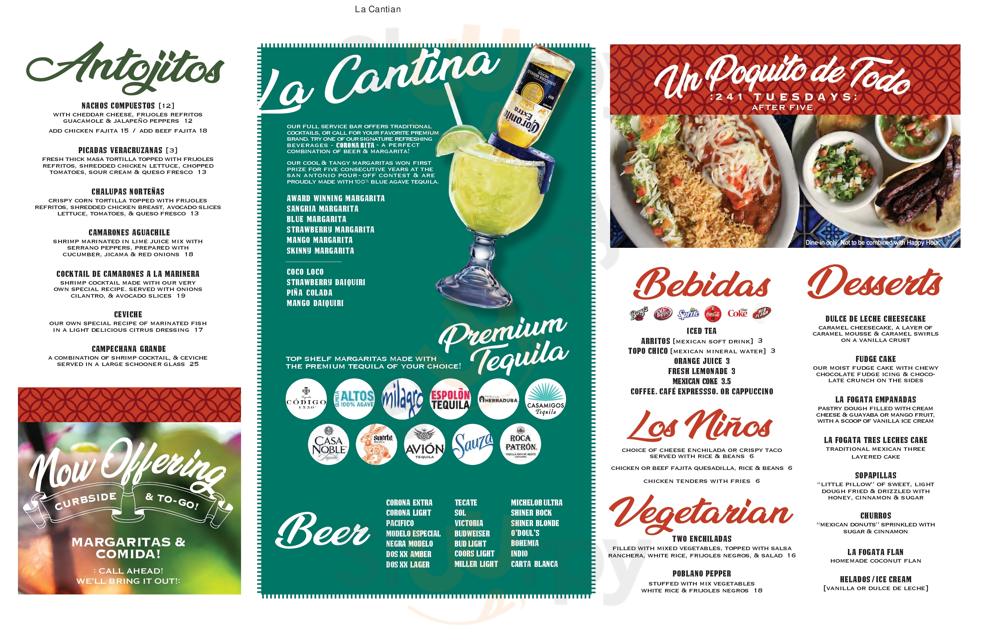 Sindy's Mexican Restaurant And Cantina San Antonio Menu - 1