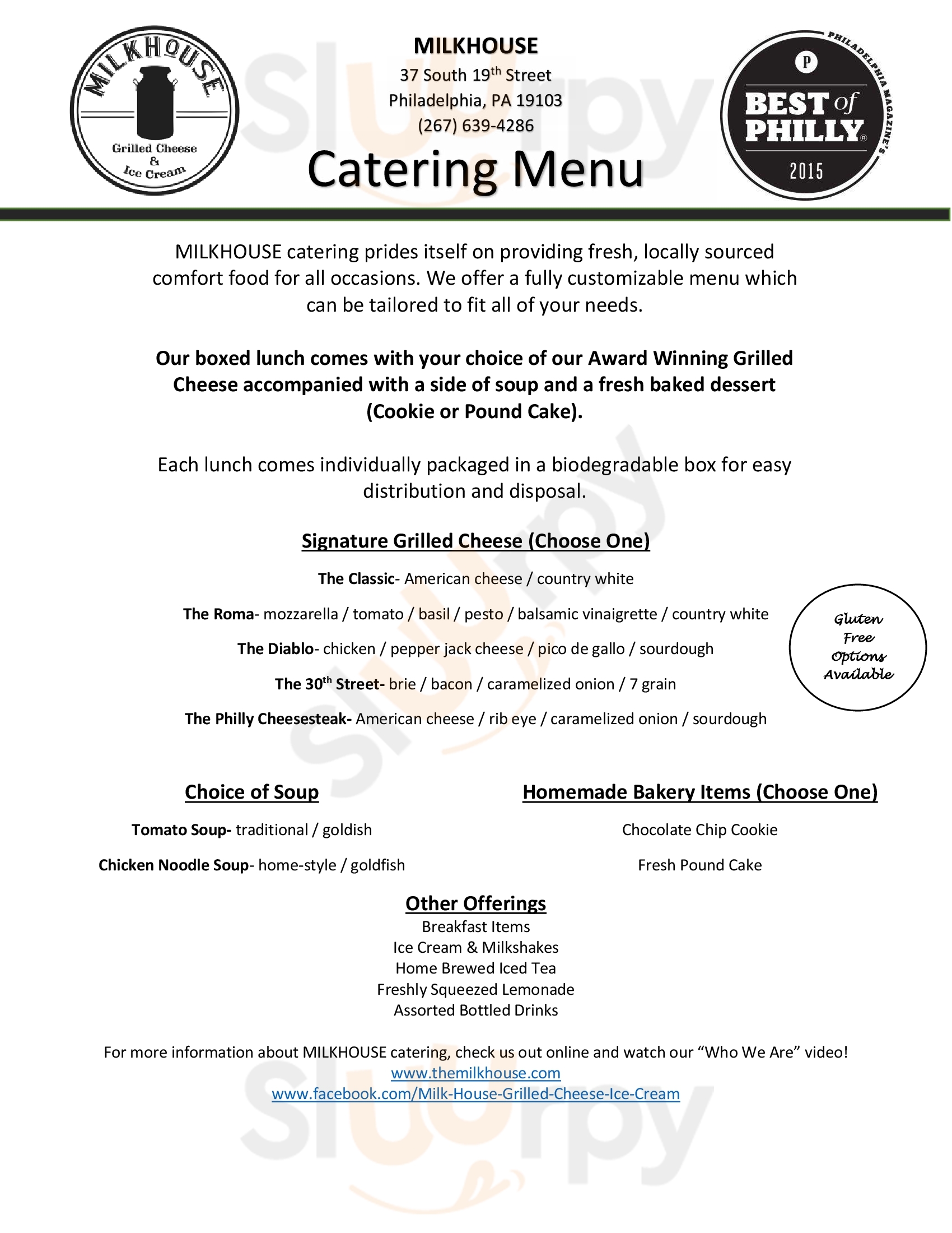 Main Menu - Milkhouse