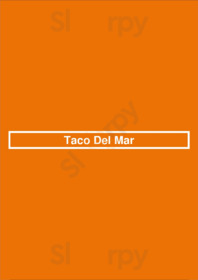 Taco Del Mar menu