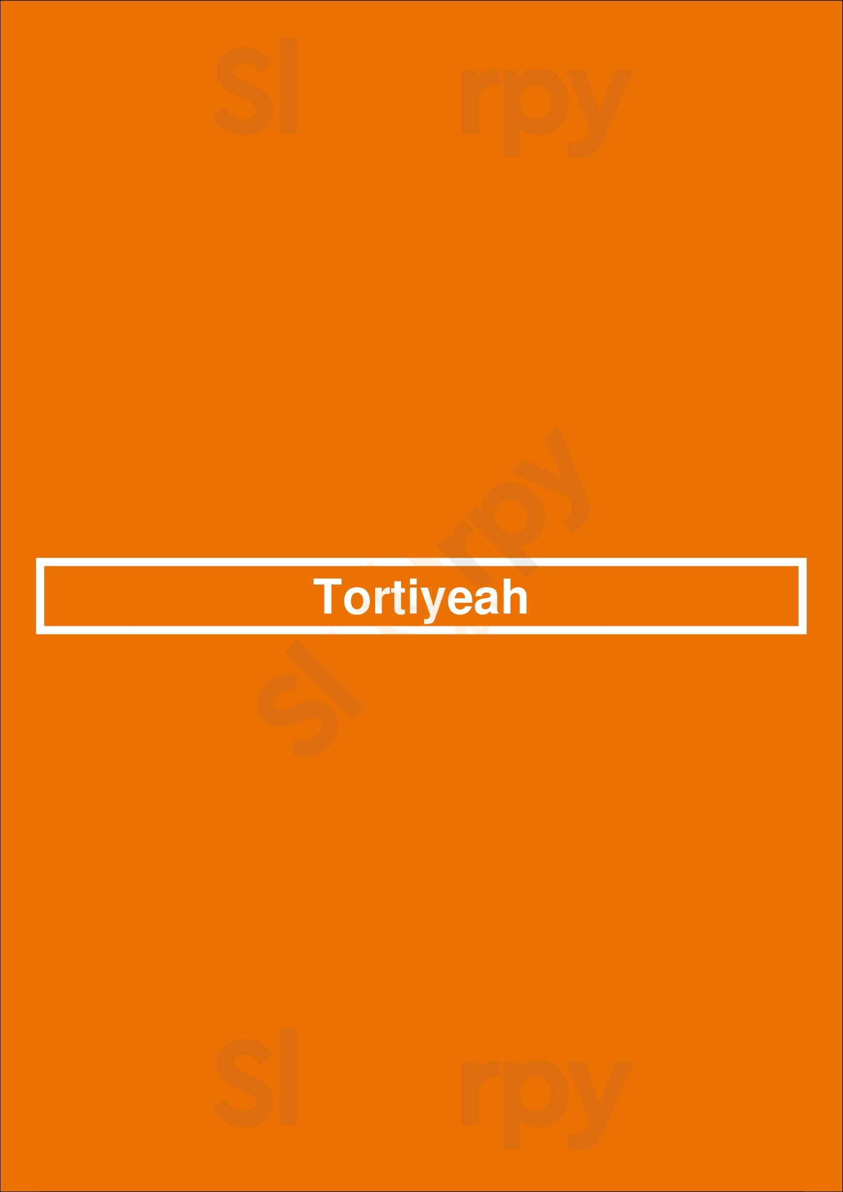 Tortiyeah Philadelphia Menu - 1