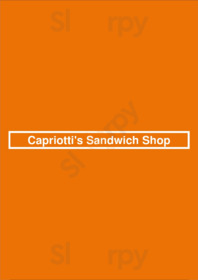 Capriotti's Sandwich Shop menu