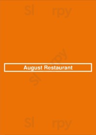 August Restaurant, New York City