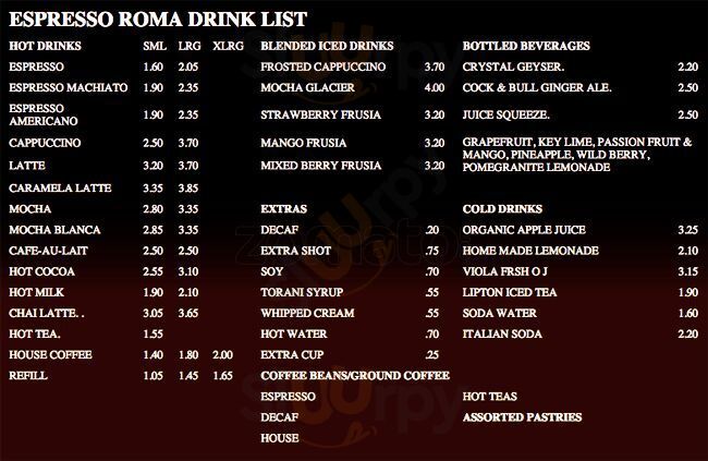 All - Espresso Romo Cafe