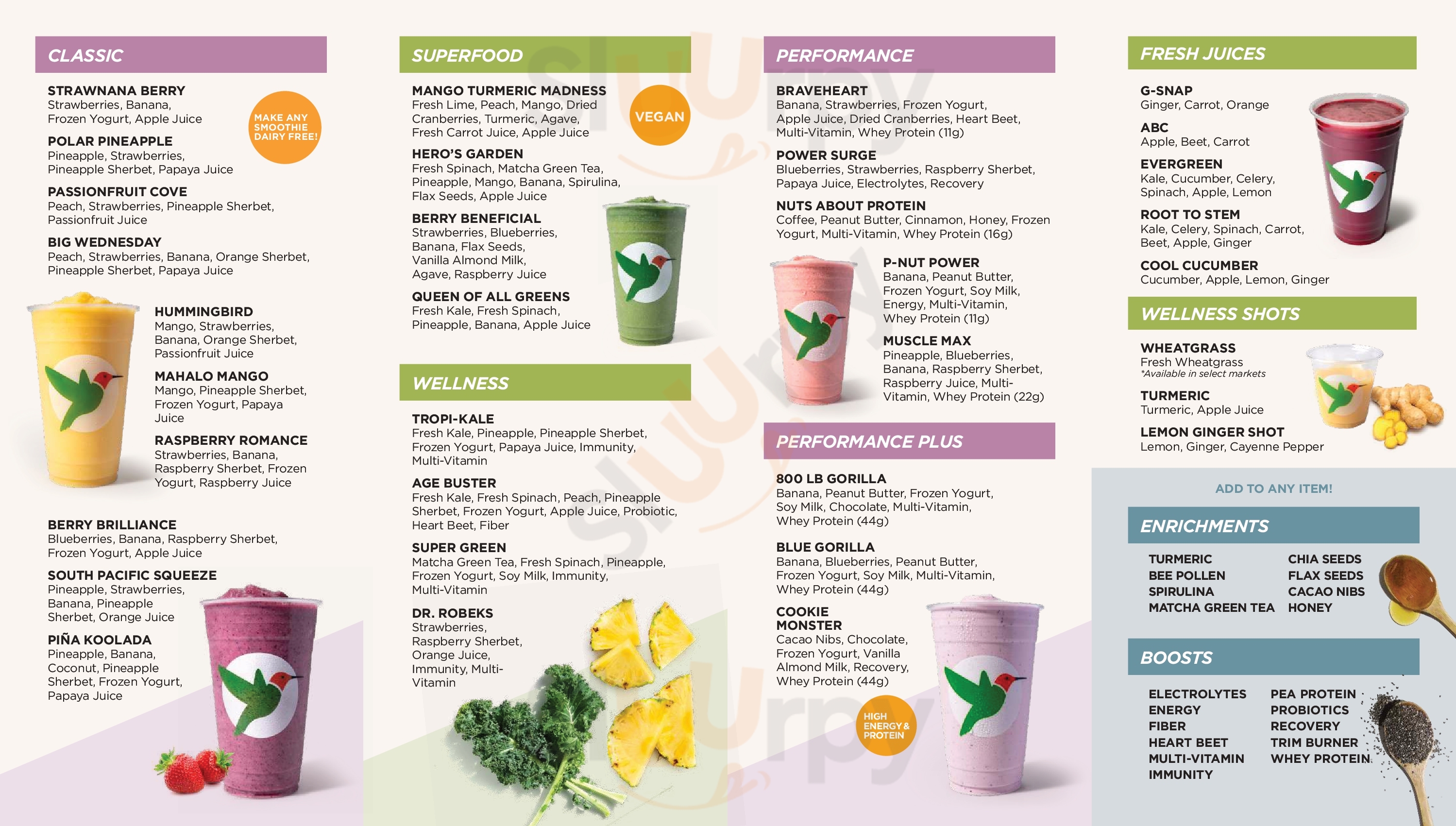 Main Menu - Robeks Fruit Smoothies & Healthy Eats