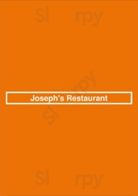 Joseph's Restaurant menu