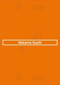 Nakama Sushi menu