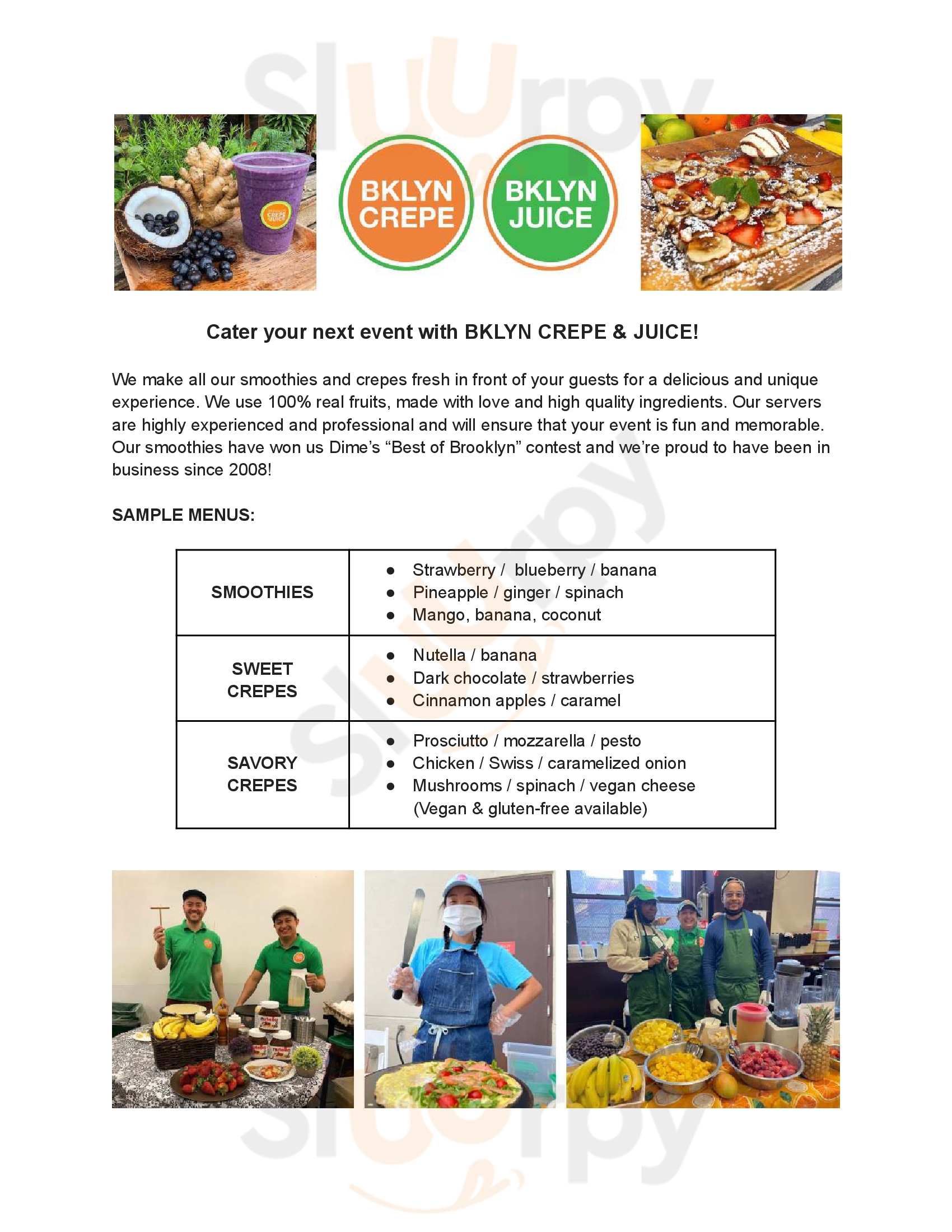 Main Menu - Purpleberry Smoothie