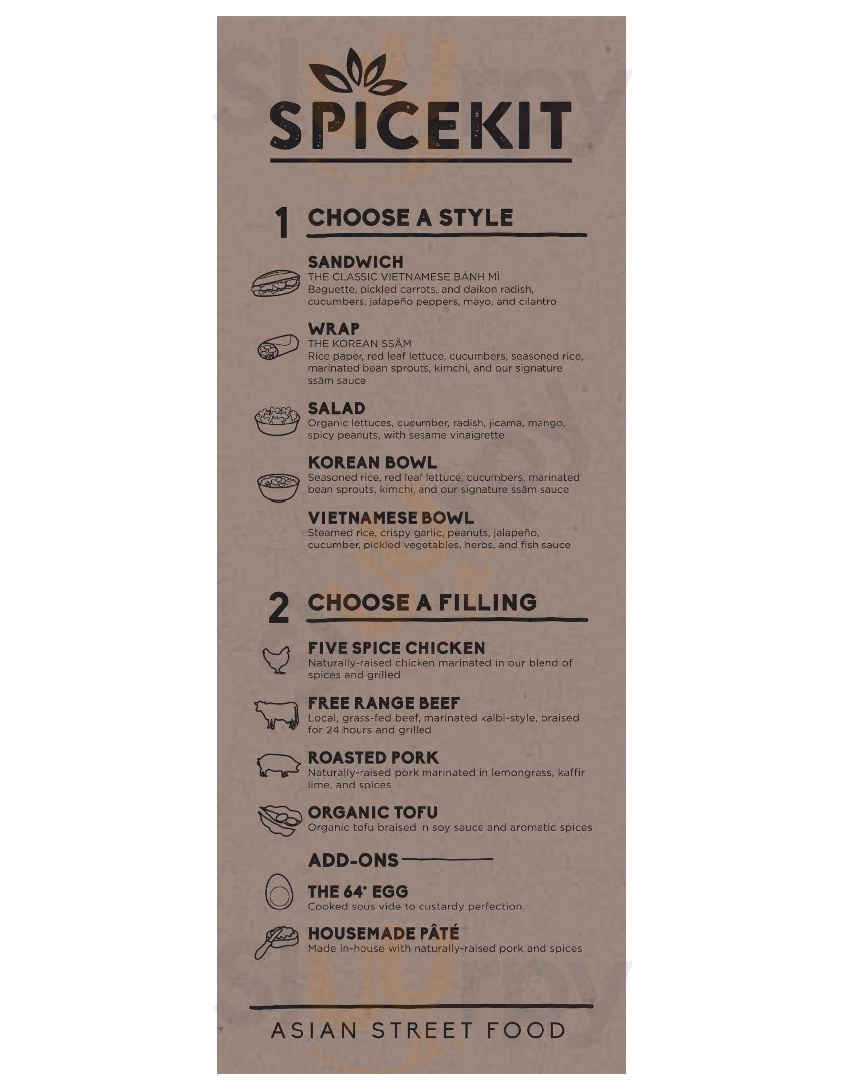 Main Menu - Spice Kit