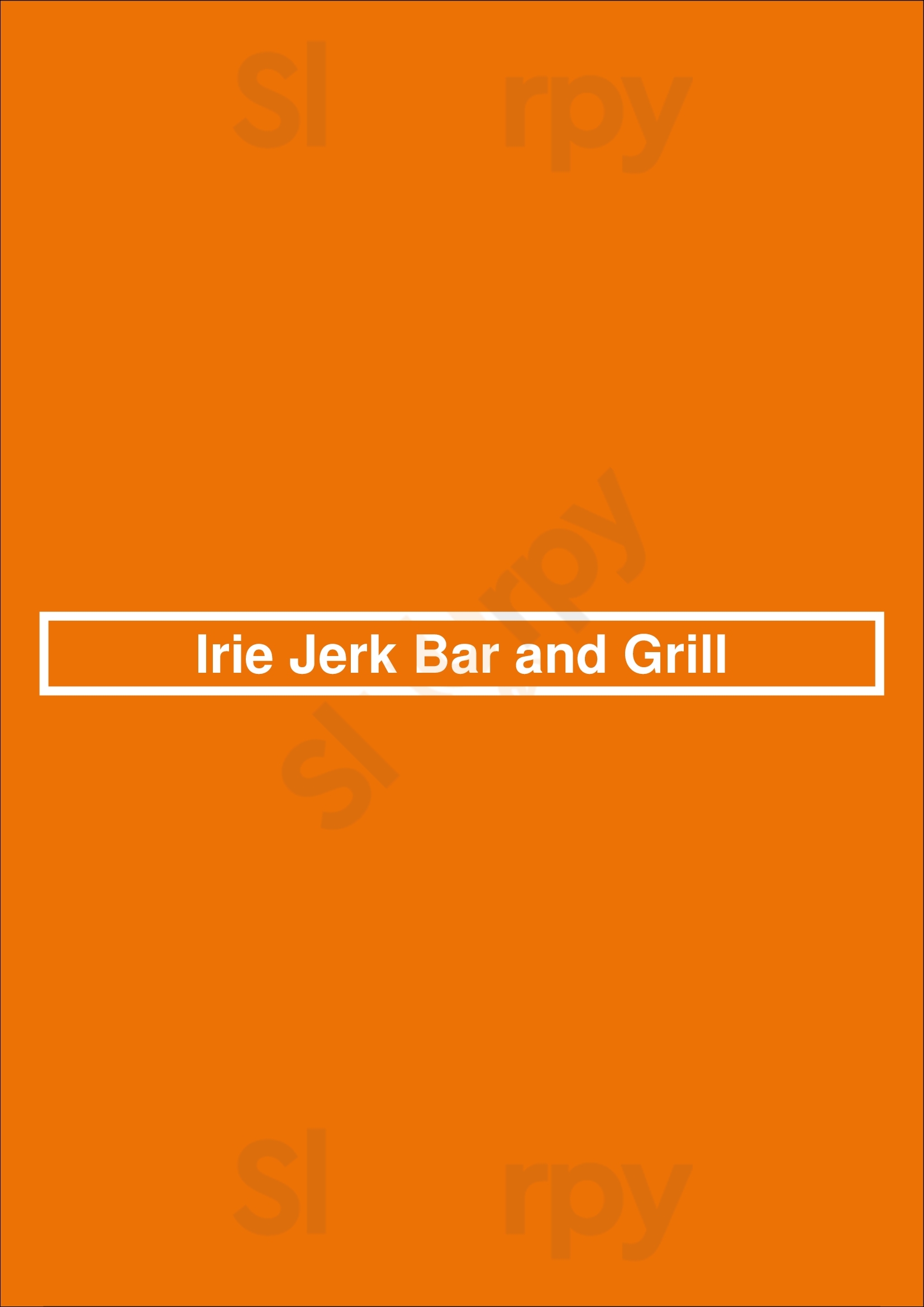 Irie Jerk Bar And Grill Chicago Menu - 1