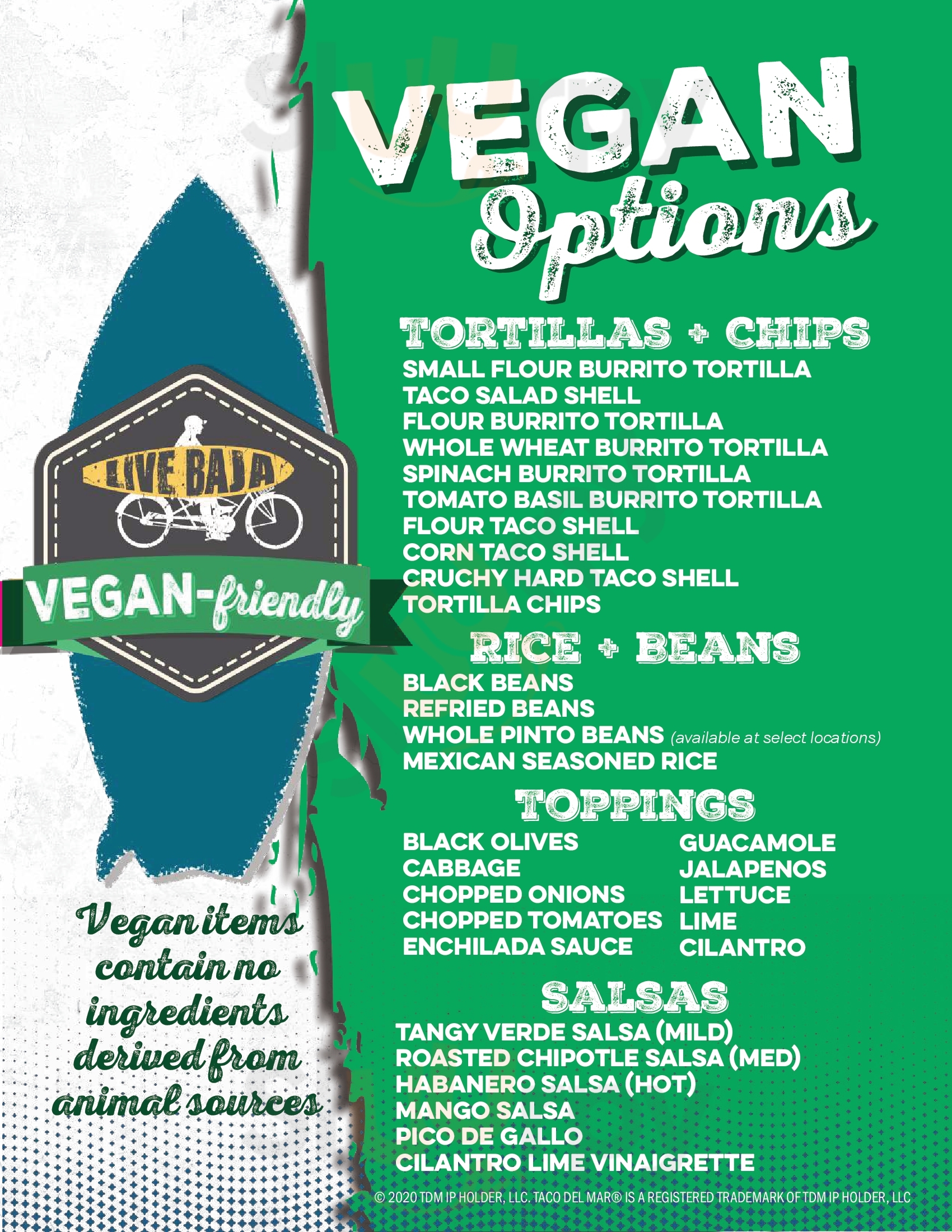 Main Menu - Taco Del Mar