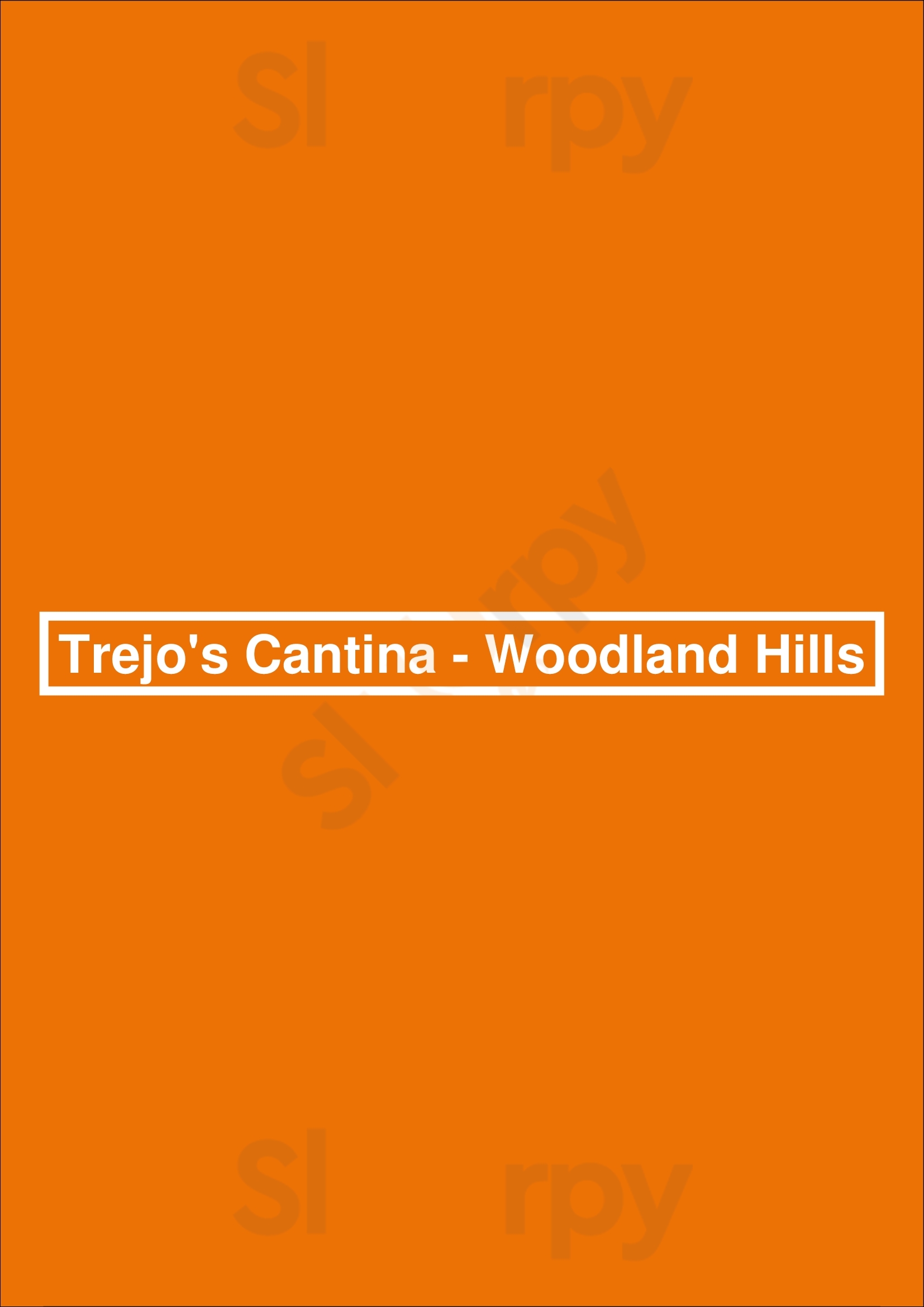Trejo's Cantina - Woodland Hills Los Angeles Menu - 1