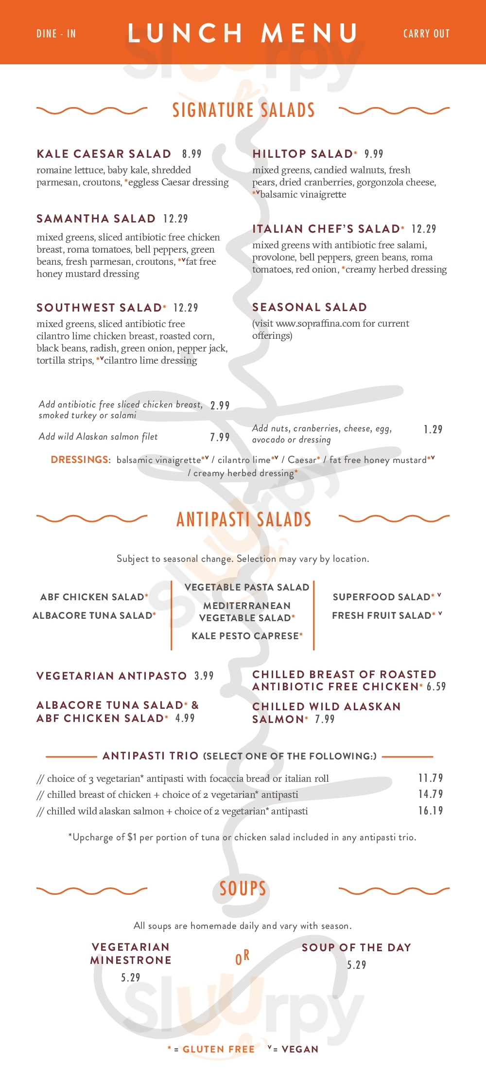 Sopraffina Marketcaffe Chicago Menu - 1