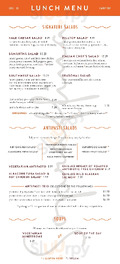 Sopraffina Marketcaffe menu