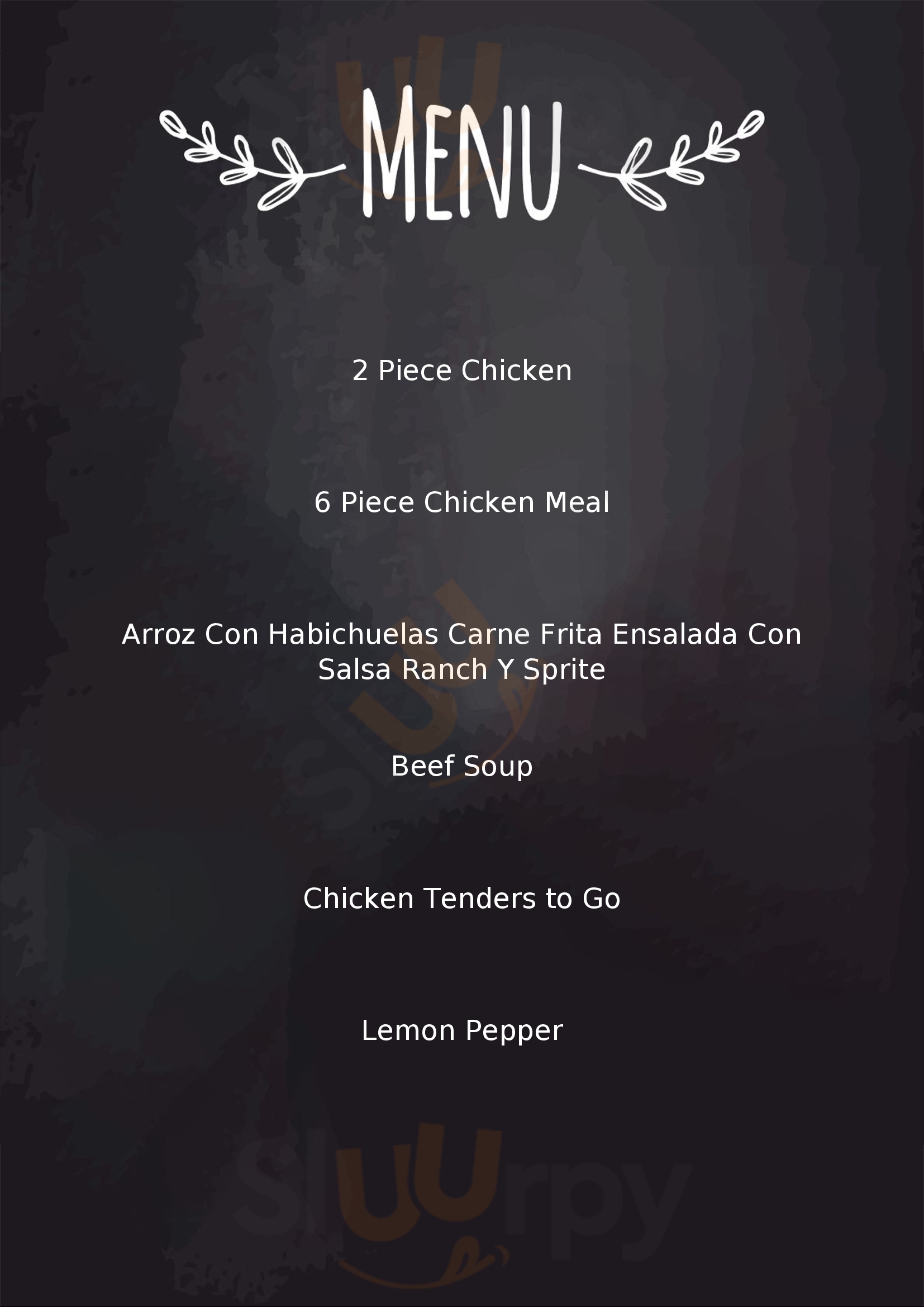 Crown Fried Chicken Philadelphia Menu - 1