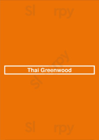 Thai Greenwood menu
