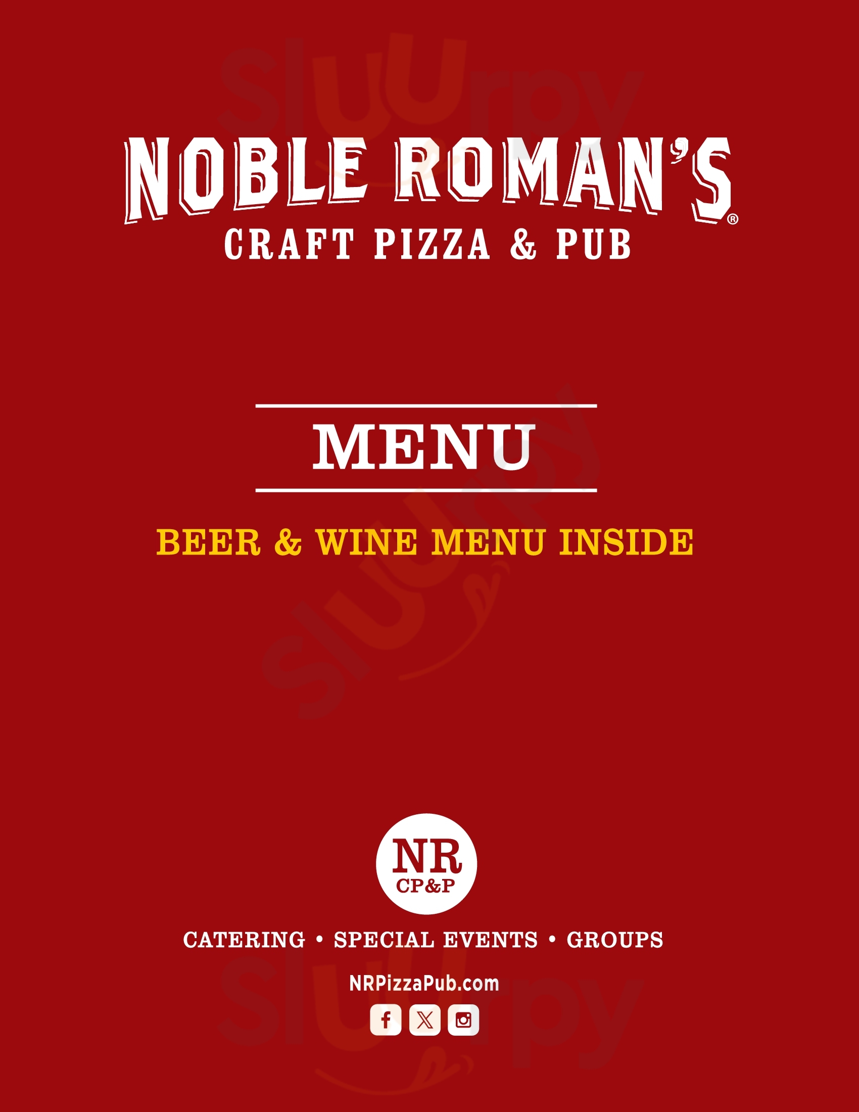 Main Menu - Noble Roman's Pizza