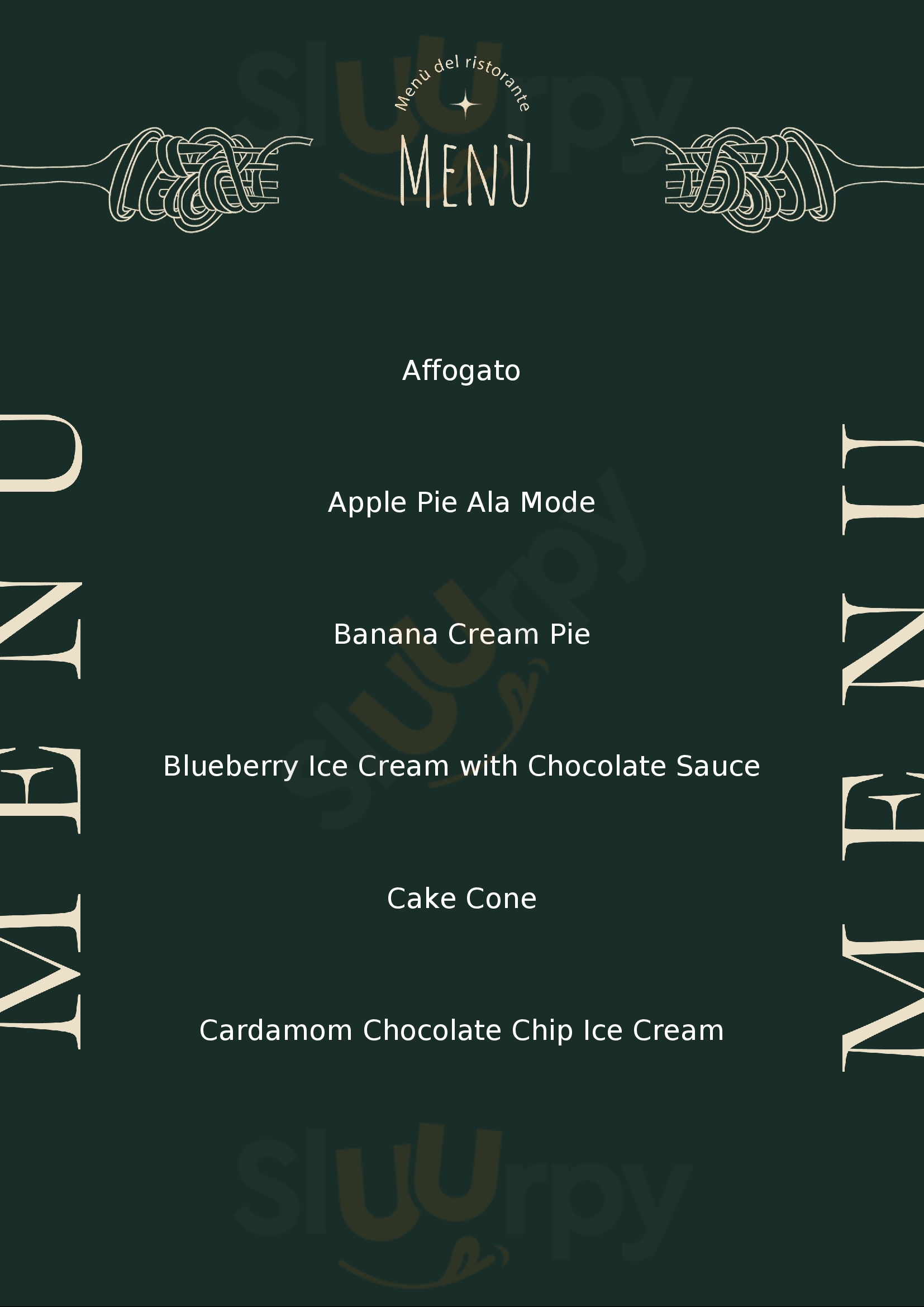 Menu Fuudies - Heavy Cream