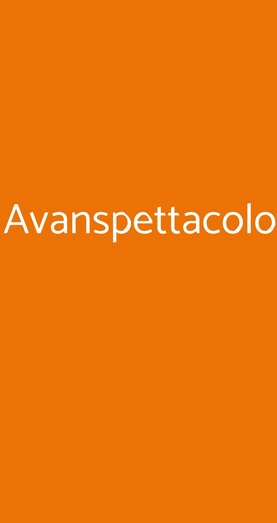 Avanspettacolo, Venezia