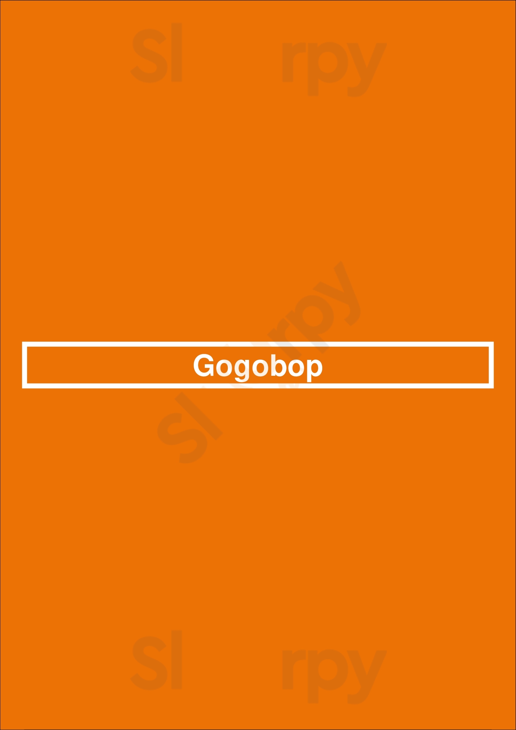 Main Menu - Gogobop