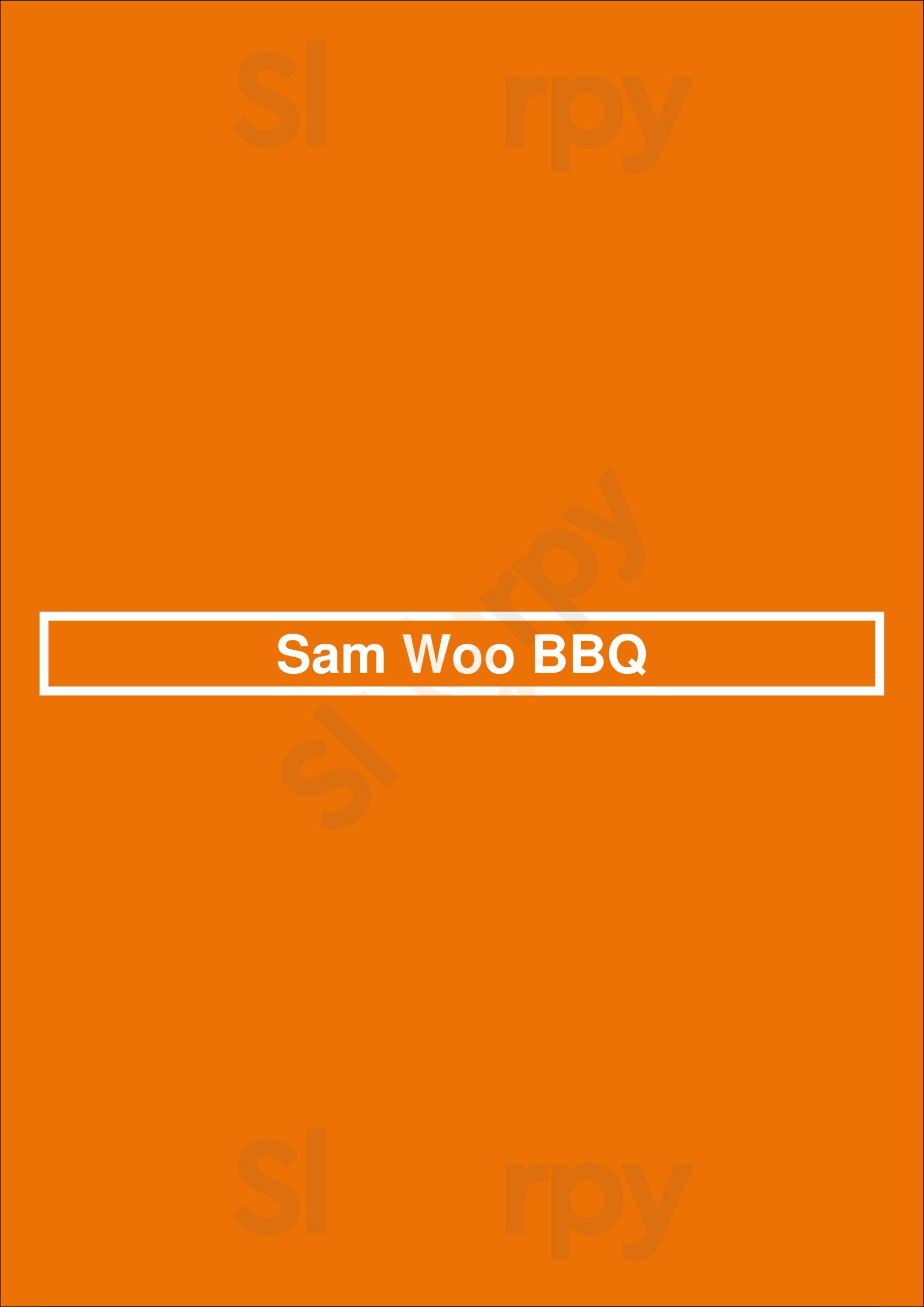 Sam Woo Bbq Las Vegas Menu - 1