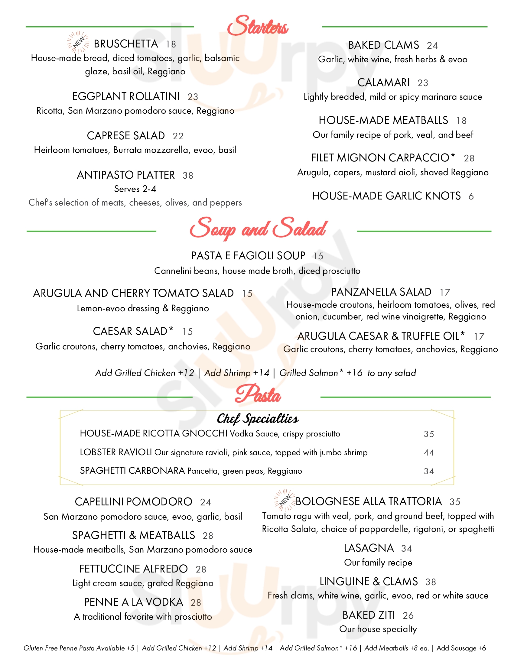 Main Menu - Pan Asian