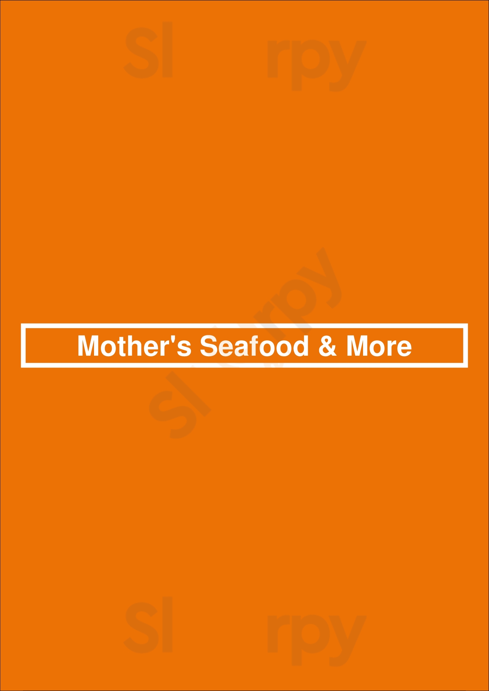Mother's Seafood & More Brooklyn Menu - 1