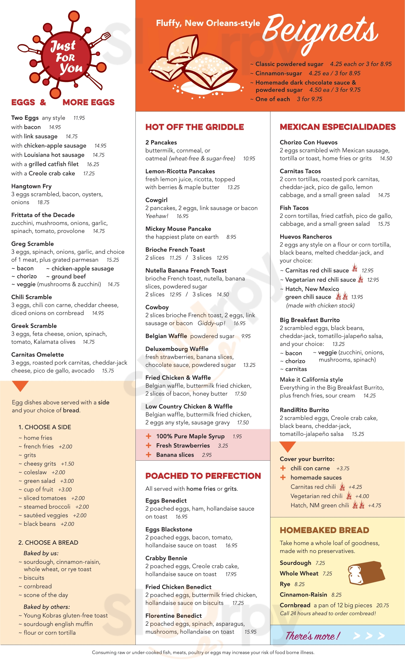 Main Menu - Young's Cafe