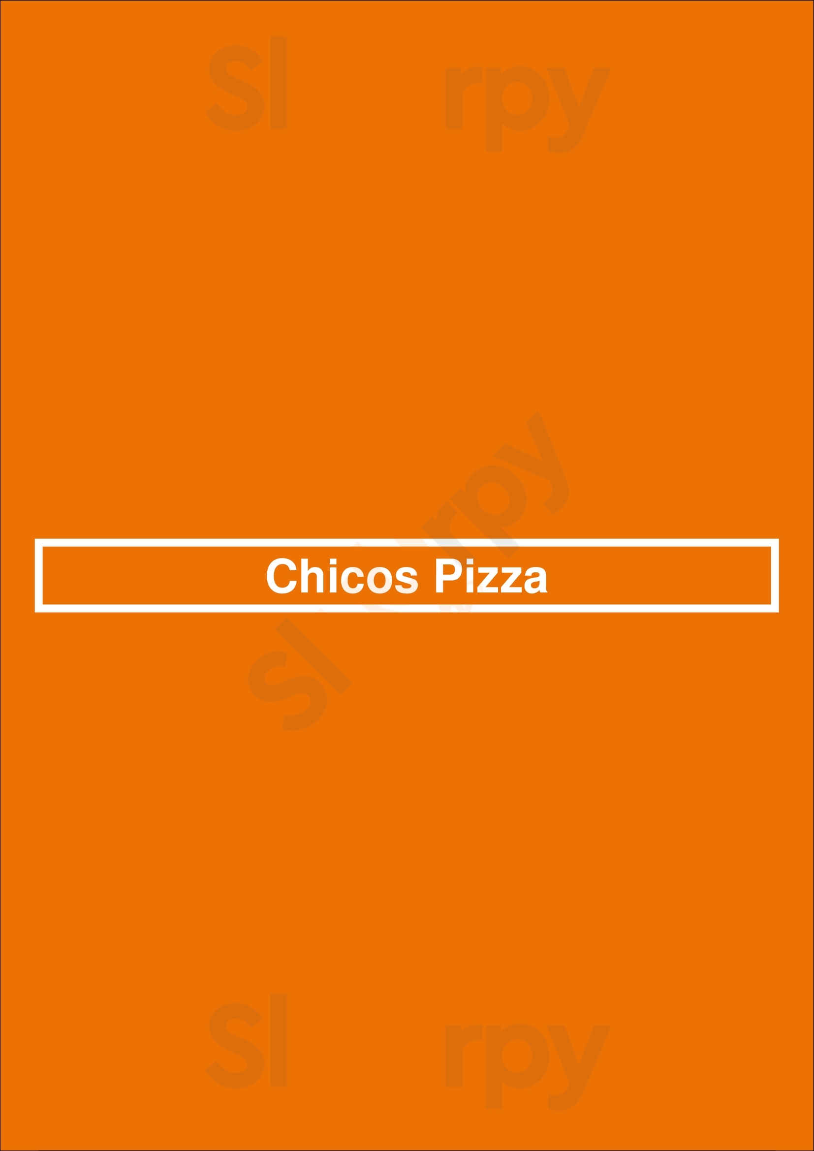 Main Menu - Chicos Pizza