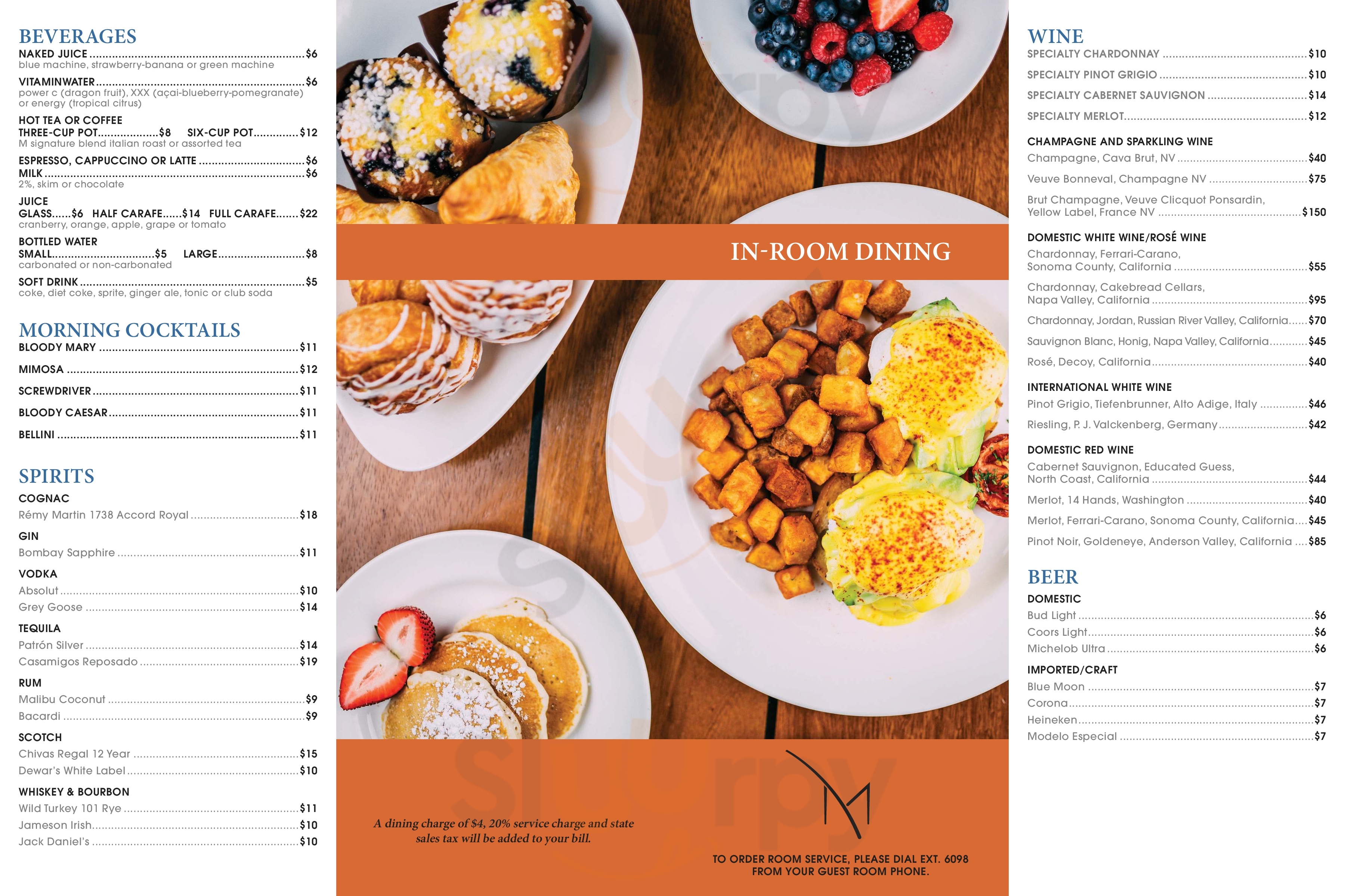 Main Menu - Resort Spa Casino