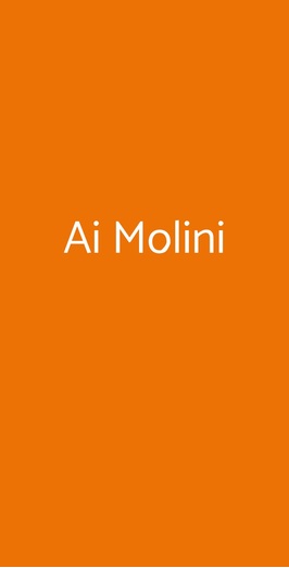 Ai Molini, Mirano