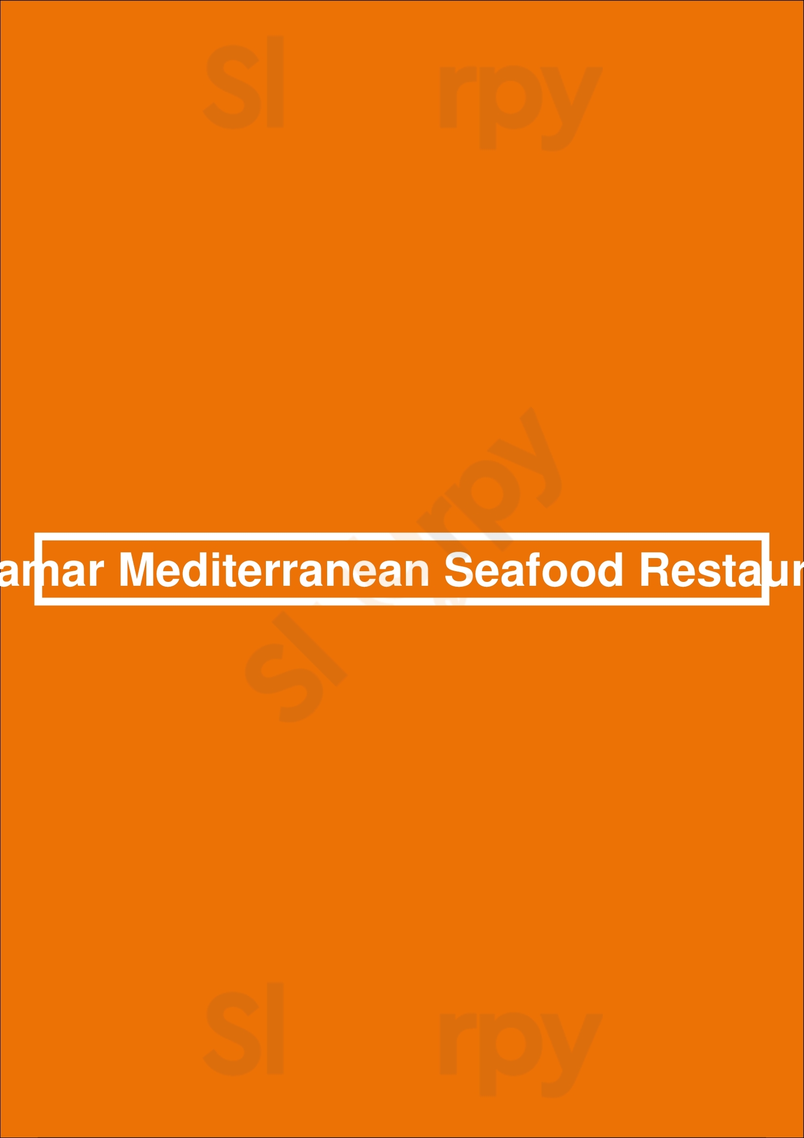 Miramar Mediterranean Seafood Restaurant New York City Menu - 1