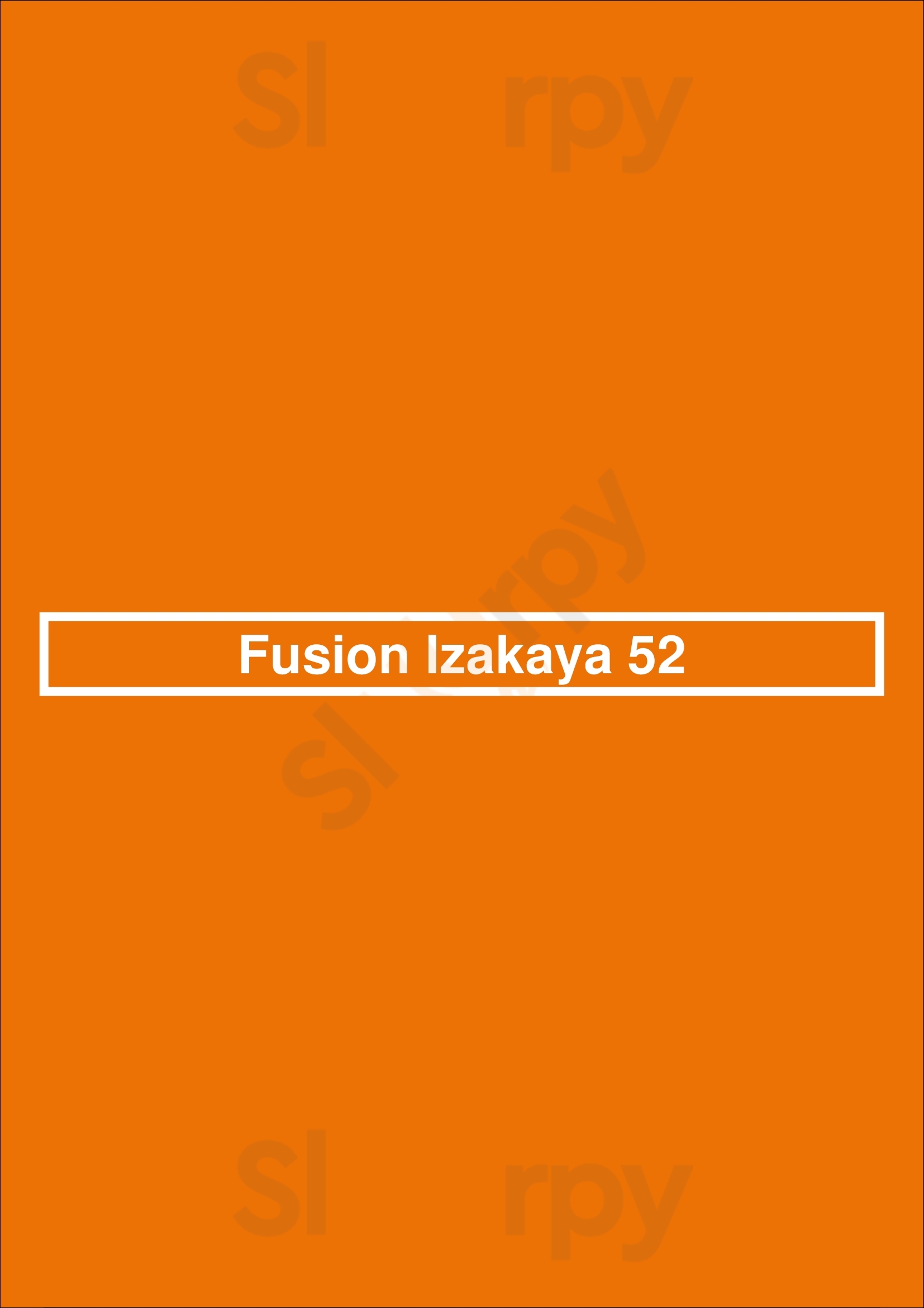 Main Menu - Fusion Izakaya 52