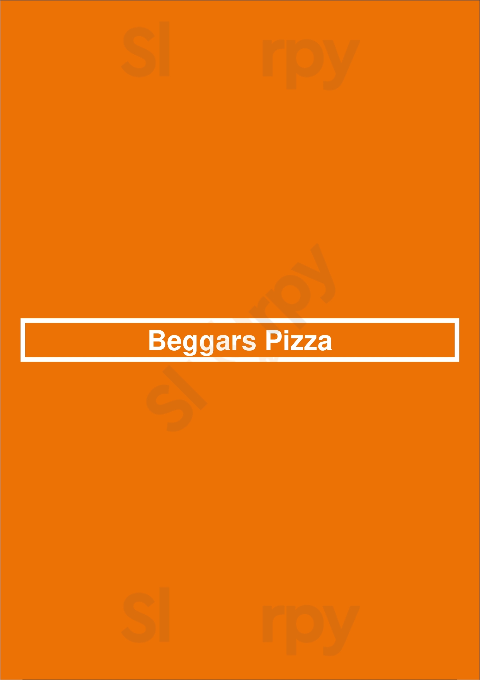 Beggars Pizza Chicago Menu - 1