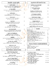 Lasizo menu